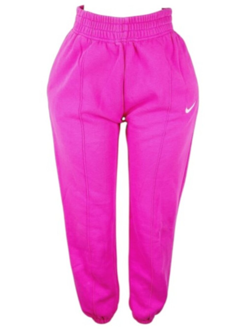 Nike Women's Magenta Pink Sportswear Loose-Fit Seams Jogger Pants Size XS